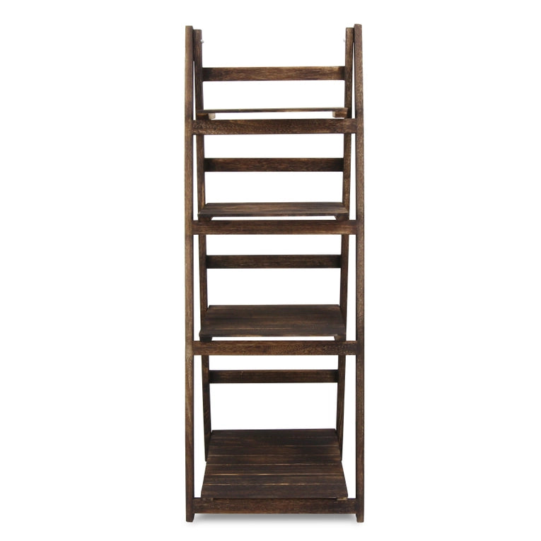 4 Tier Folding Wood Shelf