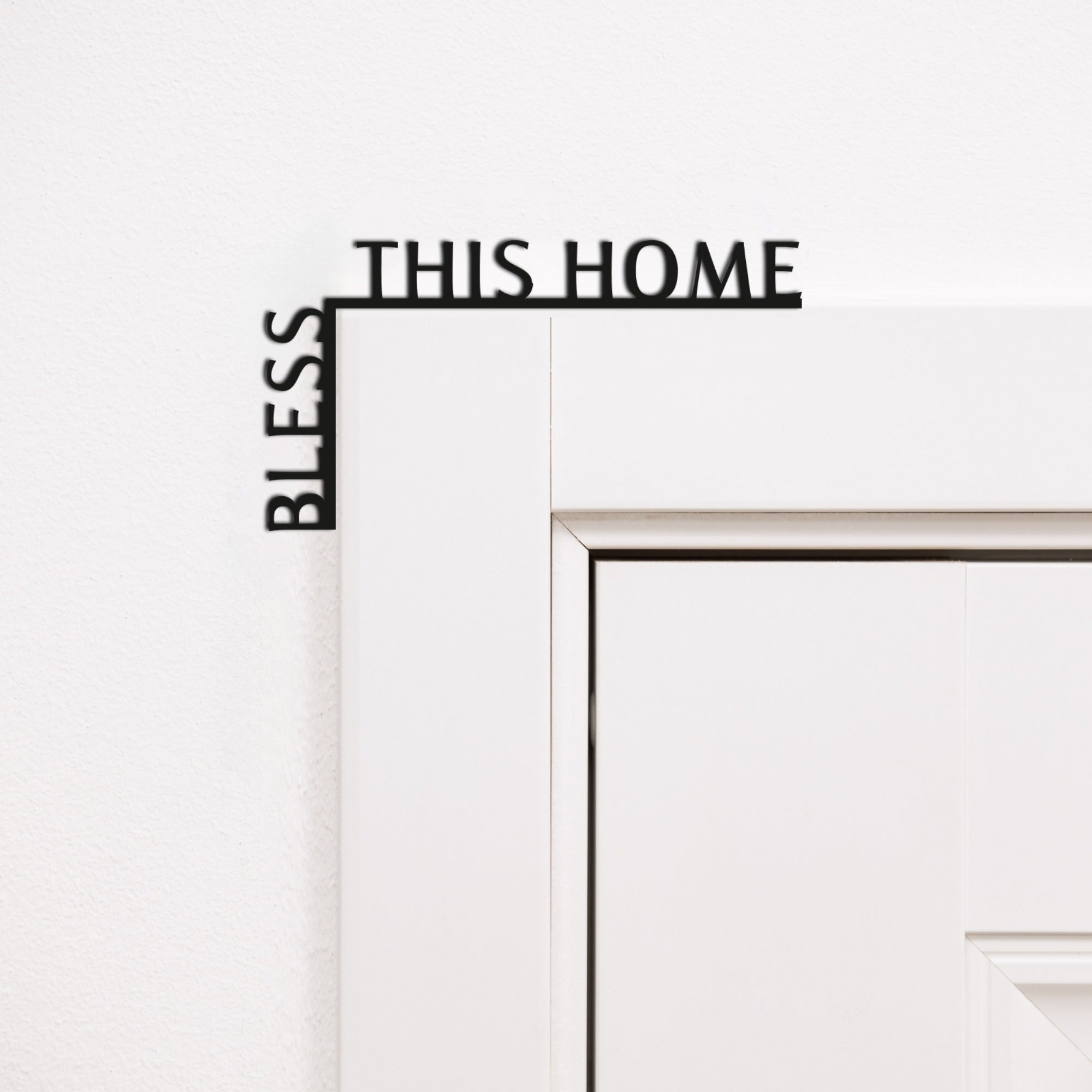 Wooden Corner Quote – Bless This Home - Hallam Custom Woodworking - Enjoy The Wood