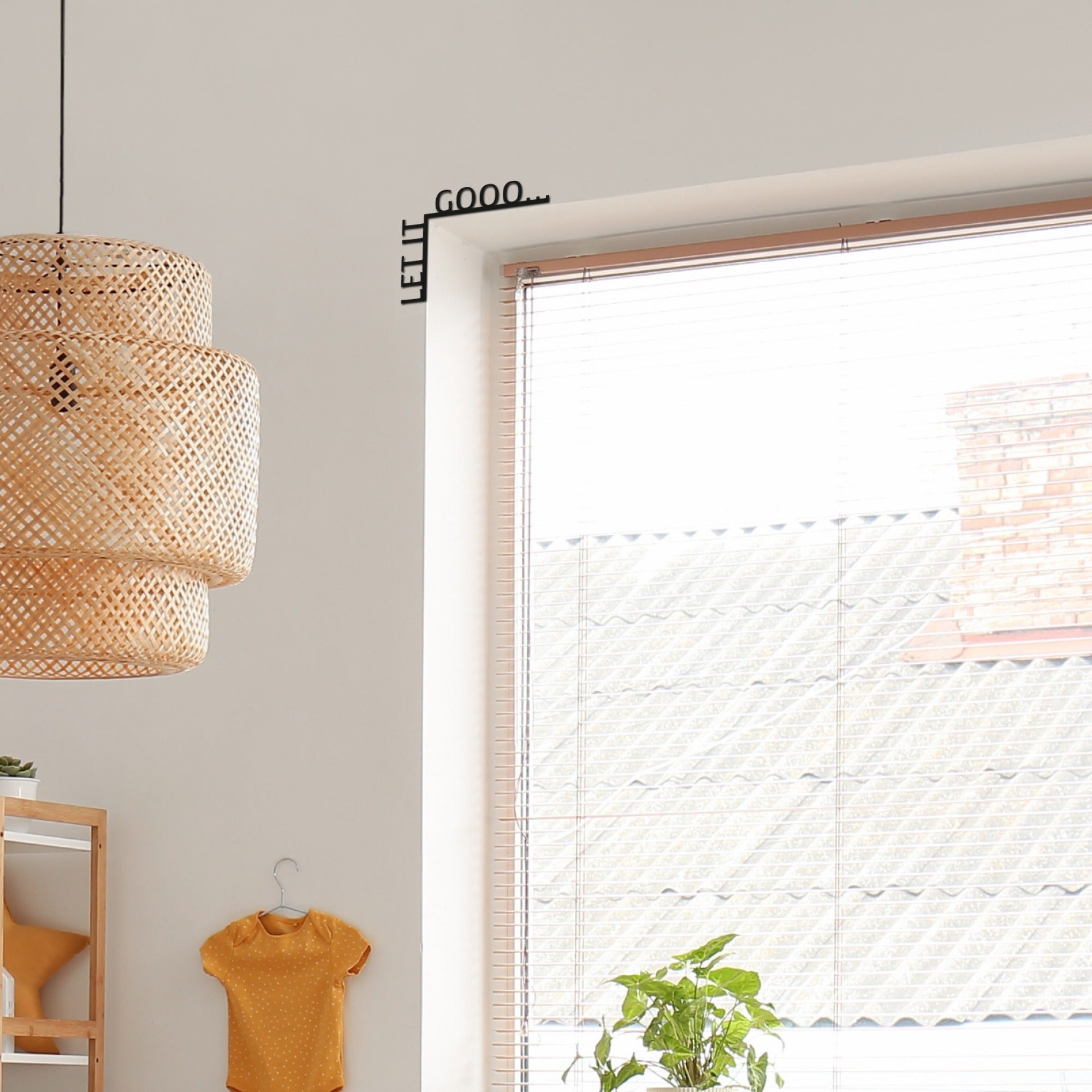 Wooden Corner Quote – Let It Gooo… - Hallam Custom Woodworking - Enjoy The Wood