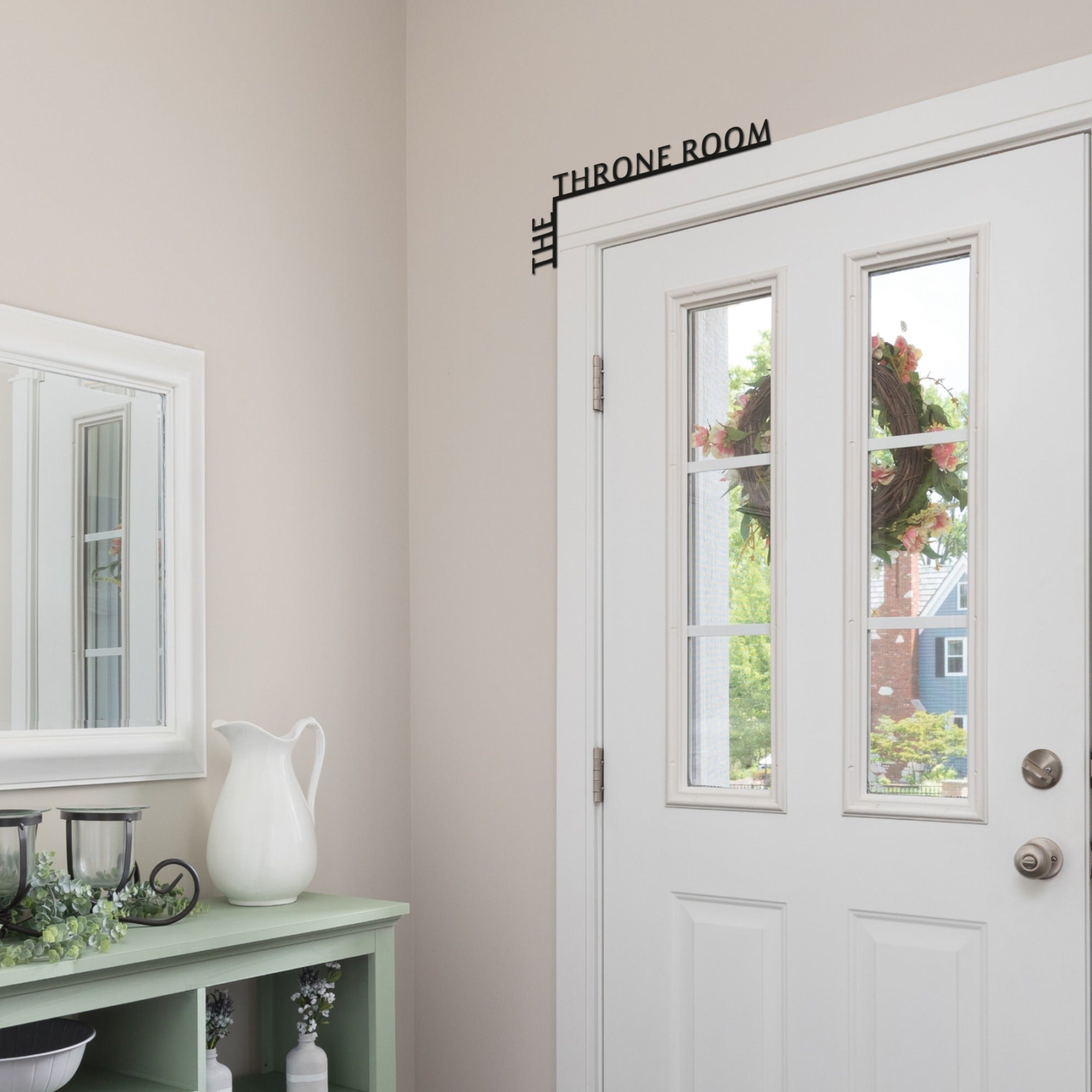 Wooden Corner Quote – The Throne Room - Hallam Custom Woodworking - Enjoy The Wood