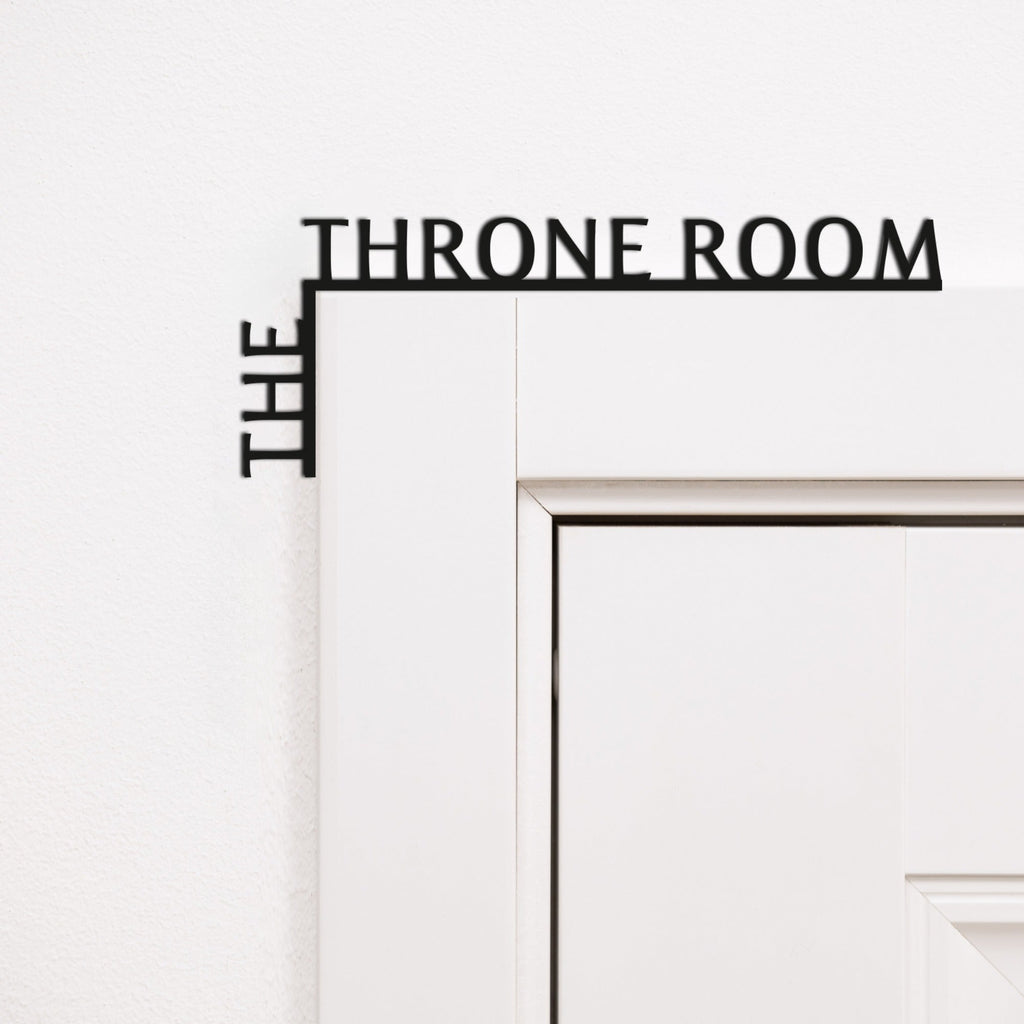Wooden Corner Quote – The Throne Room - Hallam Custom Woodworking - Enjoy The Wood