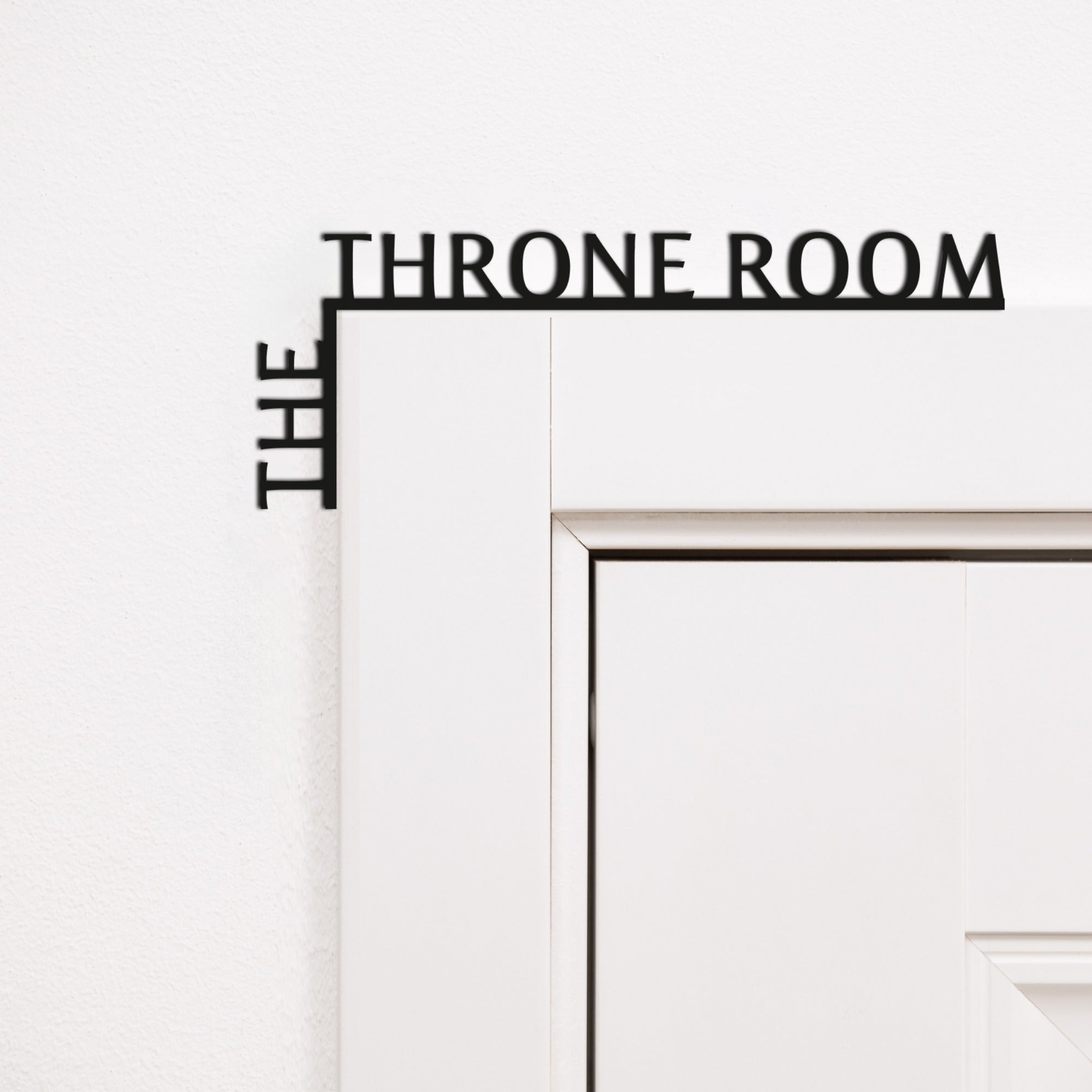 Wooden Corner Quote – The Throne Room - Hallam Custom Woodworking - Enjoy The Wood